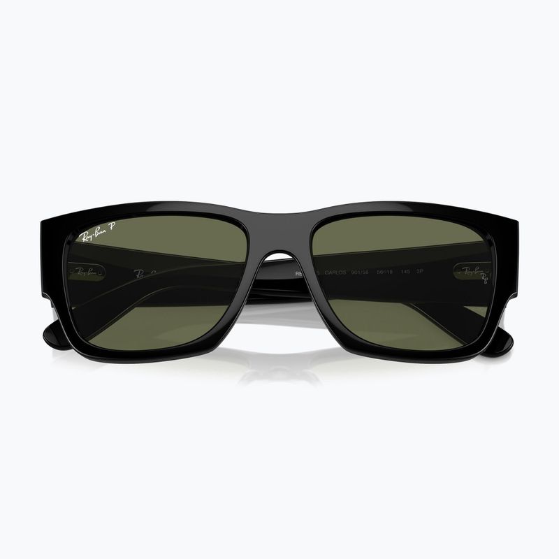 Sluneční brýle Ray-Ban Carlos black/green polarized 3