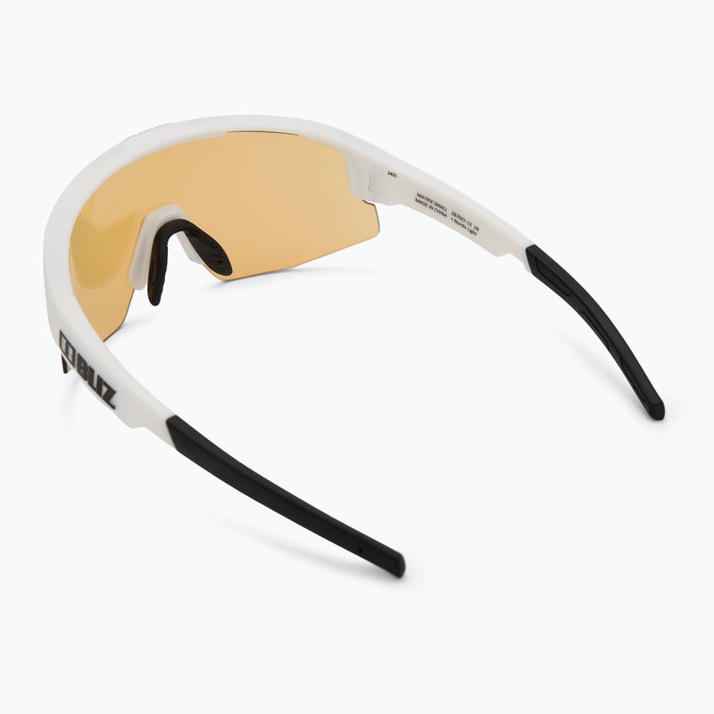 Sluneční brýle Bliz Matrix Small Nano Optics Nordic Light matt white/coral/orange blue 2