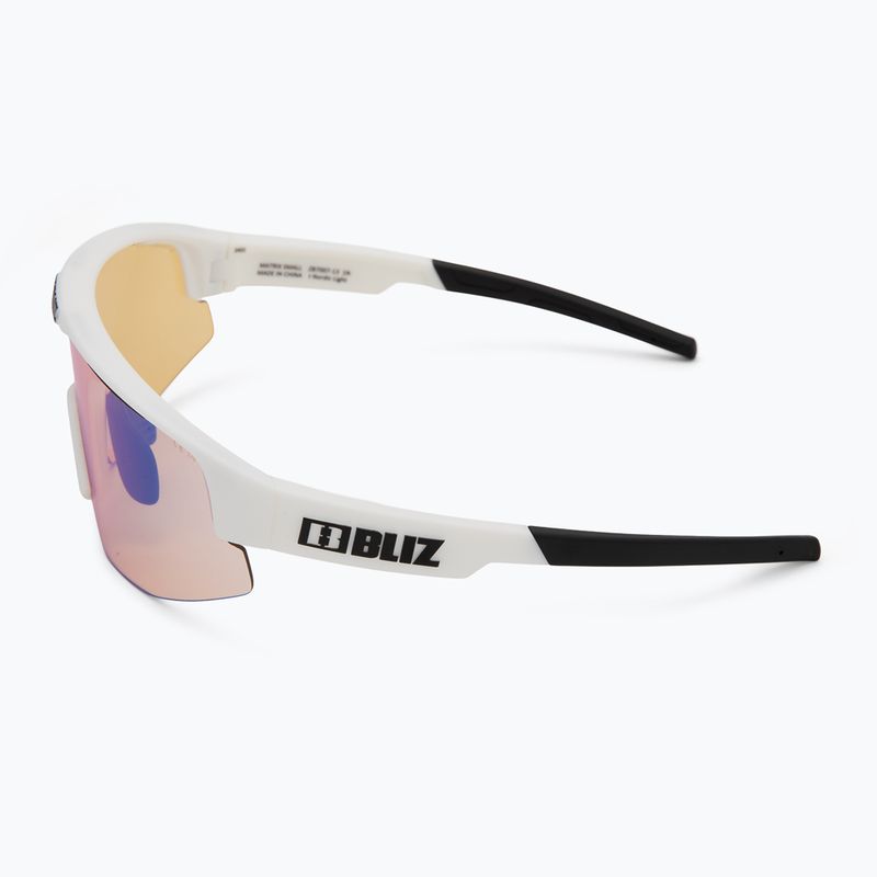 Sluneční brýle Bliz Matrix Small Nano Optics Nordic Light matt white/coral/orange blue 4