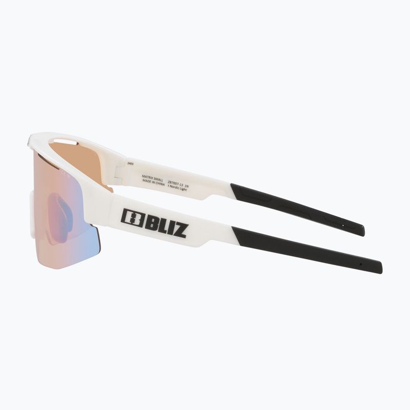 Sluneční brýle Bliz Matrix Small Nano Optics Nordic Light matt white/coral/orange blue 5