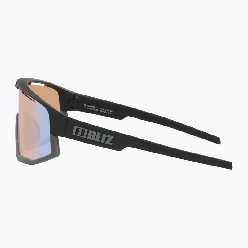 Sluneční brýle Bliz Fusion Small Nano Optics Nordic Light matt black/coral/orange blue 5