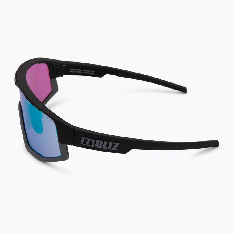 Sluneční brýle Bliz Fusion Small Nano Optics Nordic Light matt black/begonia/violet blue 5