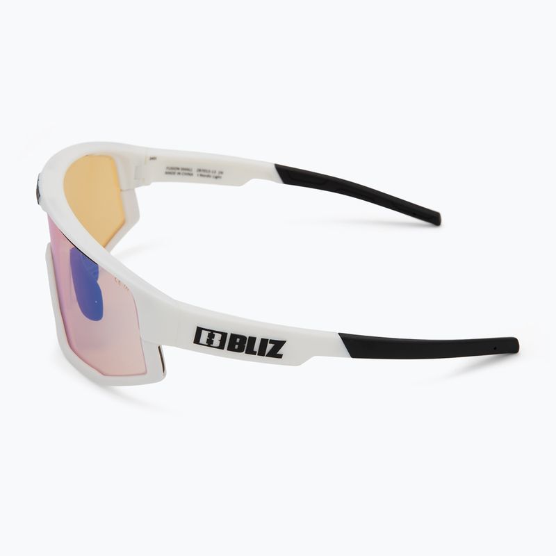 Sluneční brýle Bliz Fusion Small Nano Optics Nordic Light matt white/coral/orange blue 5