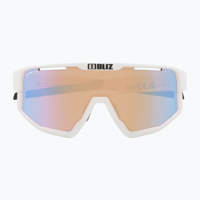 Sluneční brýle Bliz Fusion Small Nano Optics Nordic Light matt white/coral/orange blue 3