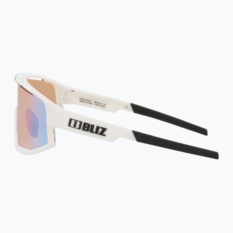Sluneční brýle Bliz Fusion Small Nano Optics Nordic Light matt white/coral/orange blue 5
