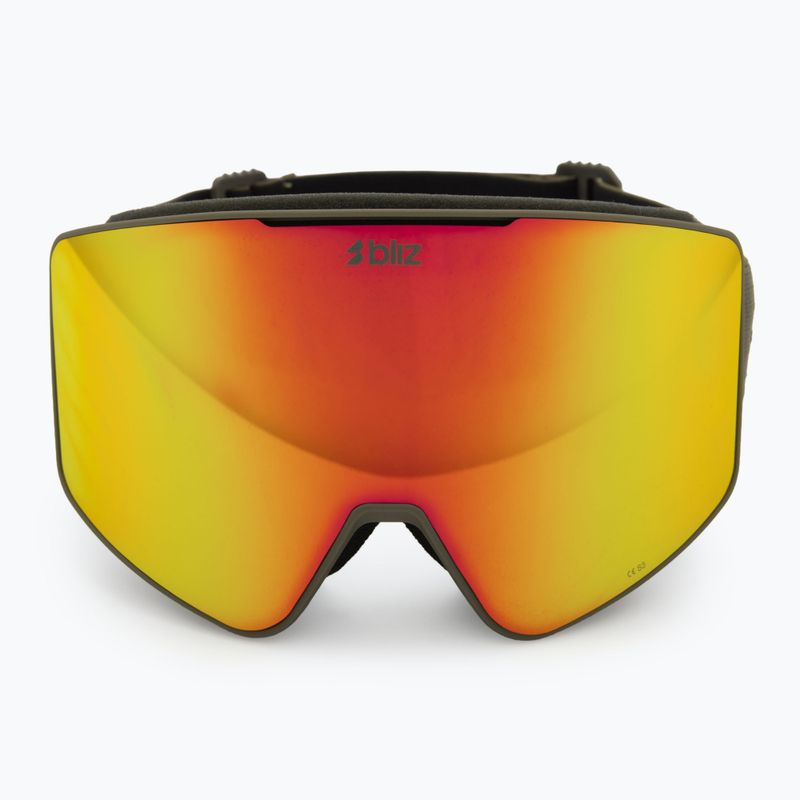 Lyžařské brýle Bliz G001 matte camo green/brown/red multi 2
