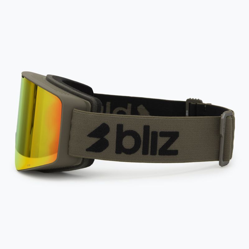 Lyžařské brýle Bliz G001 matte camo green/brown/red multi 4