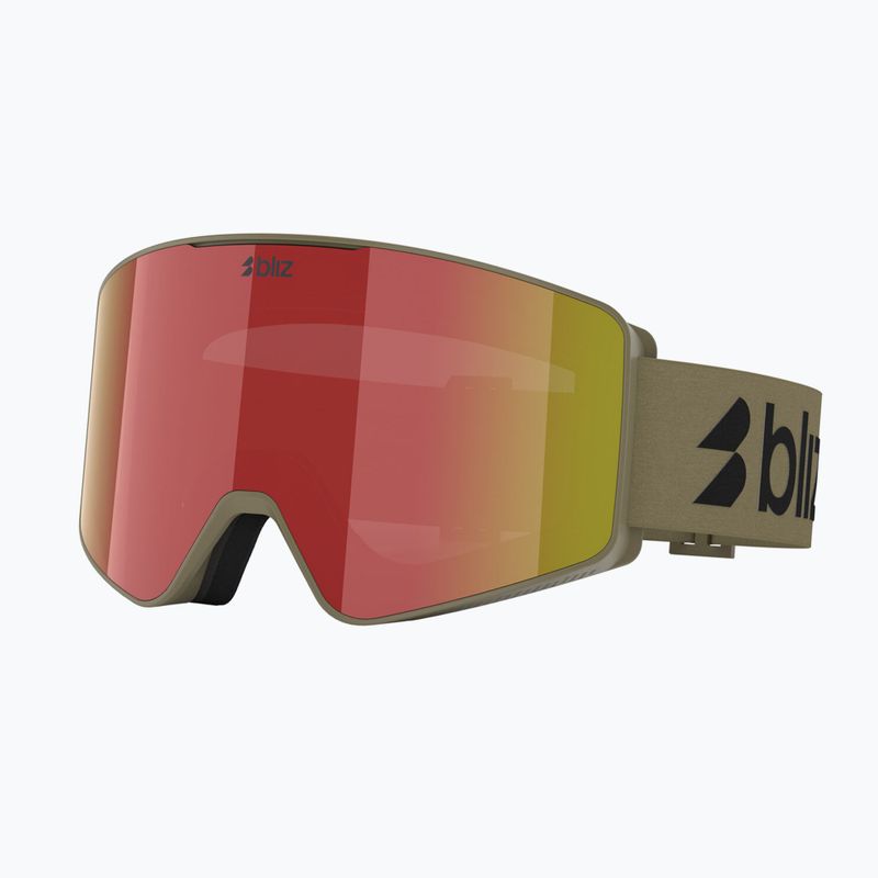 Lyžařské brýle Bliz G001 matte camo green/brown/red multi 6