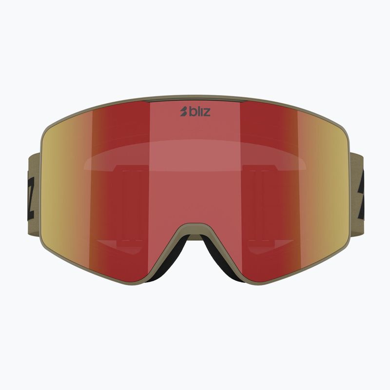 Lyžařské brýle Bliz G001 matte camo green/brown/red multi 7
