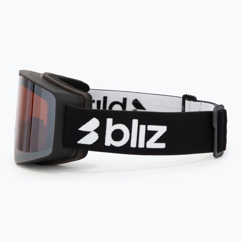 Lyžařské brýle Bliz G001 matte black/orange/silver mirror 4