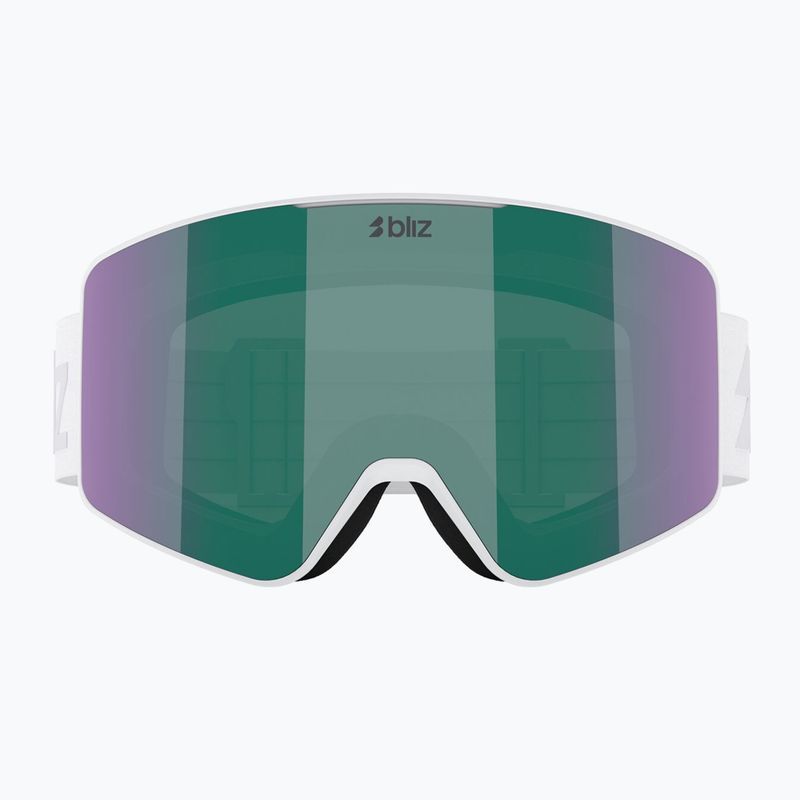 Lyžařské brýle Bliz G001S matte white/brown/green multi 7