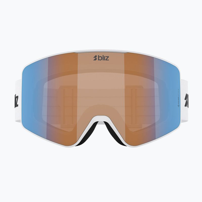 Lyžařské brýle Bliz G001 matte white/non orange/blue multi 2