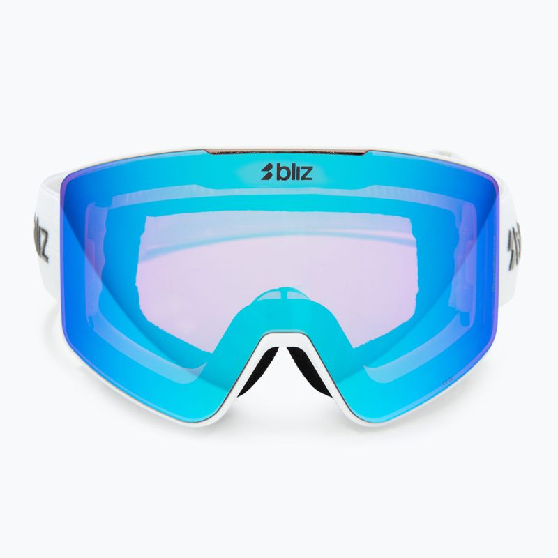Lyžařské brýle Bliz G001S matte white/non violet/blue multi 2