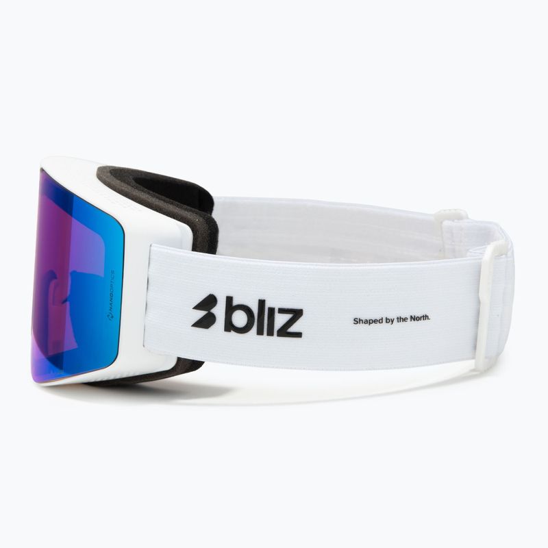 Lyžařské brýle Bliz G001S matte white/non violet/blue multi 4