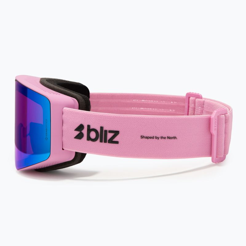 Lyžařské brýle Bliz G001S matte pink/neon violet/blue multi 4