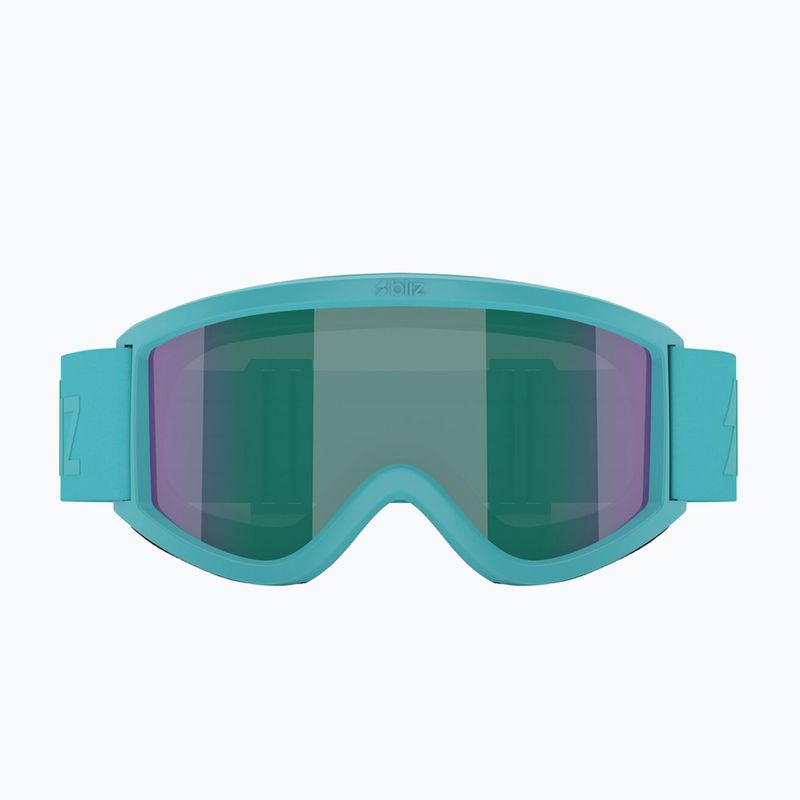 Dětské lyžařské brýle Bliz Pixie Jr matte turquoise/brown/green multi 2