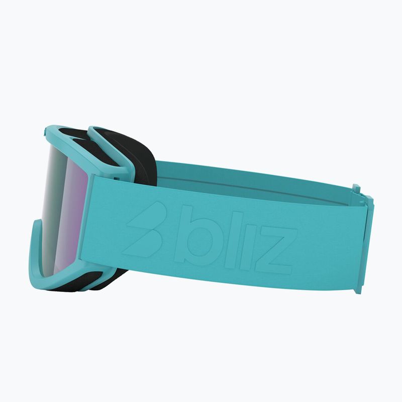 Dětské lyžařské brýle Bliz Pixie Jr matte turquoise/brown/green multi 4