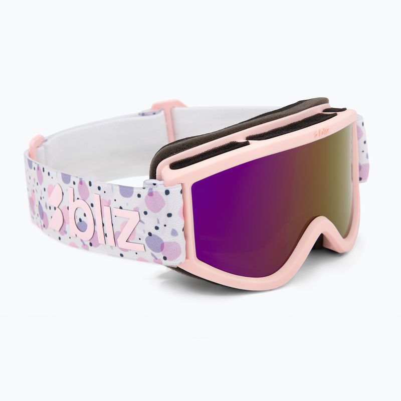 Dětské lyžařské brýle Bliz Pixie Jr matte pink/brown/pink multi