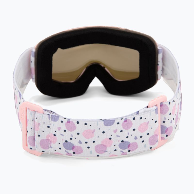 Dětské lyžařské brýle Bliz Pixie Jr matte pink/brown/pink multi 3
