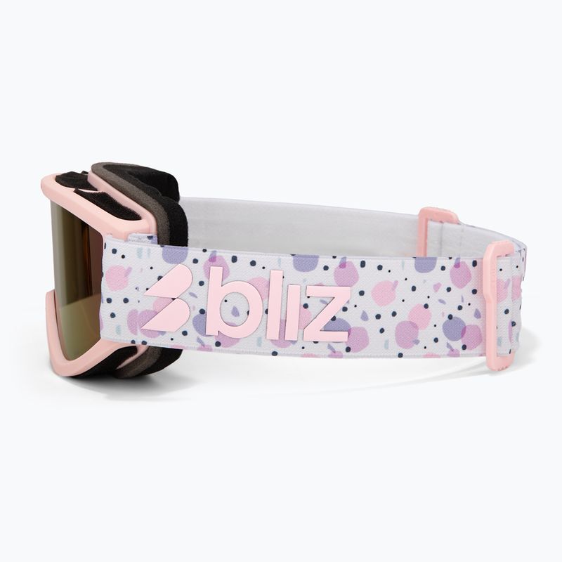 Dětské lyžařské brýle Bliz Pixie Jr matte pink/brown/pink multi 4