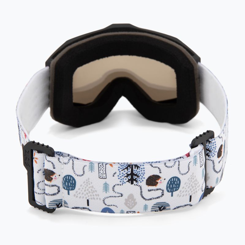 Dětské lyžařské brýle Bliz Liner Jr matte black/brown/silver mirror 3