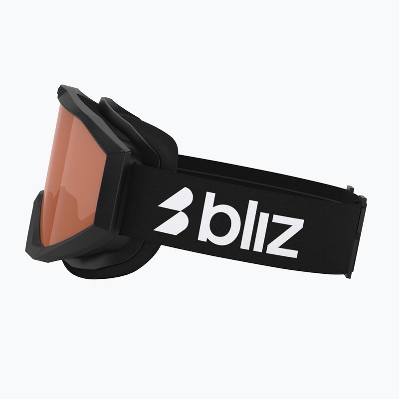 Dětské lyžařské brýle Bliz Liner Jr matte black/orange 8