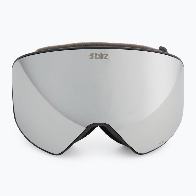 Lyžařské brýle Bliz Flow matte black/smoke/silver mirror 2