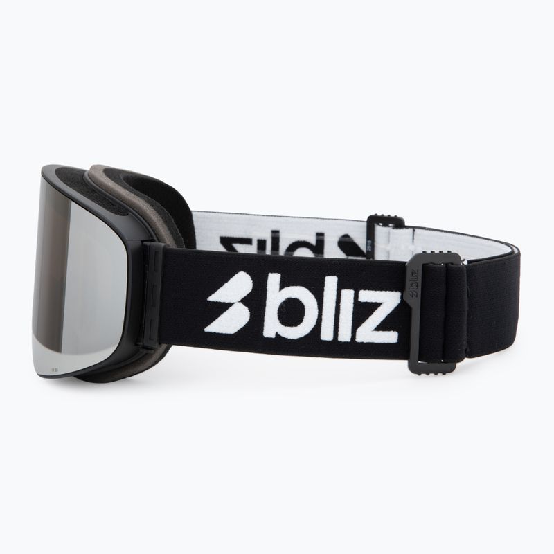 Lyžařské brýle Bliz Flow matte black/smoke/silver mirror 4