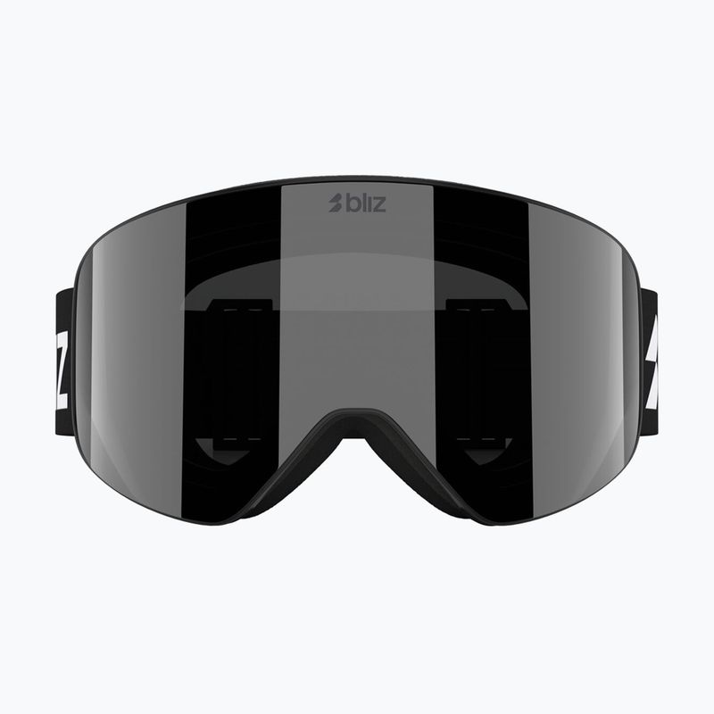 Lyžařské brýle Bliz Flow matte black/smoke/silver mirror 7