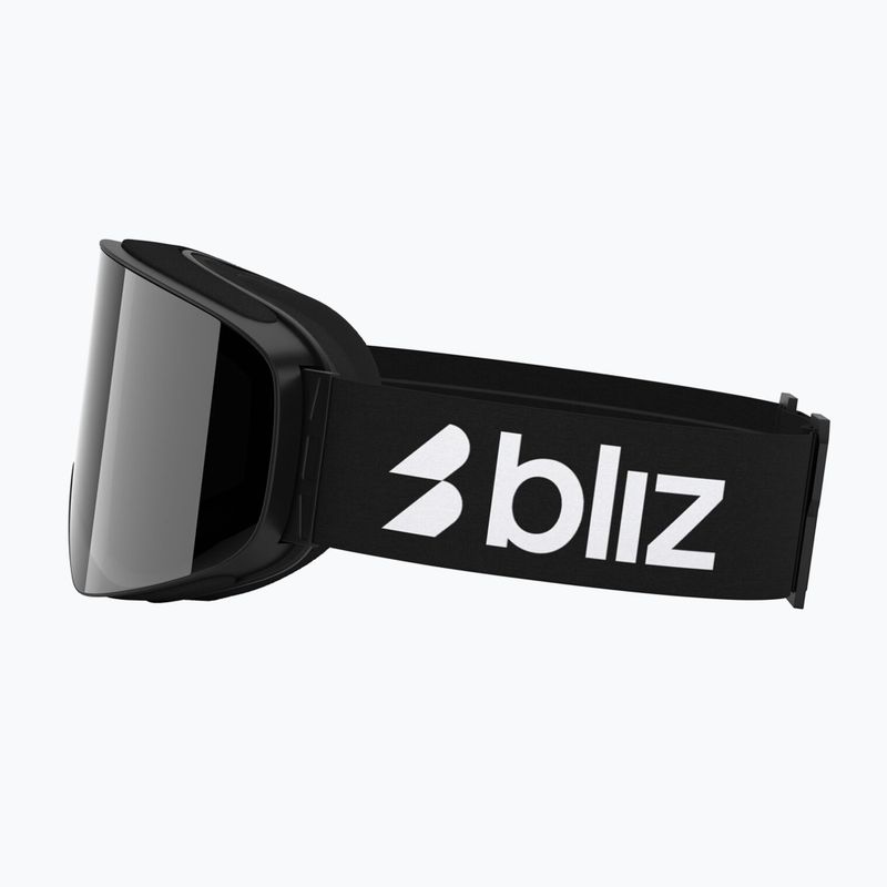 Lyžařské brýle Bliz Flow matte black/smoke/silver mirror 9