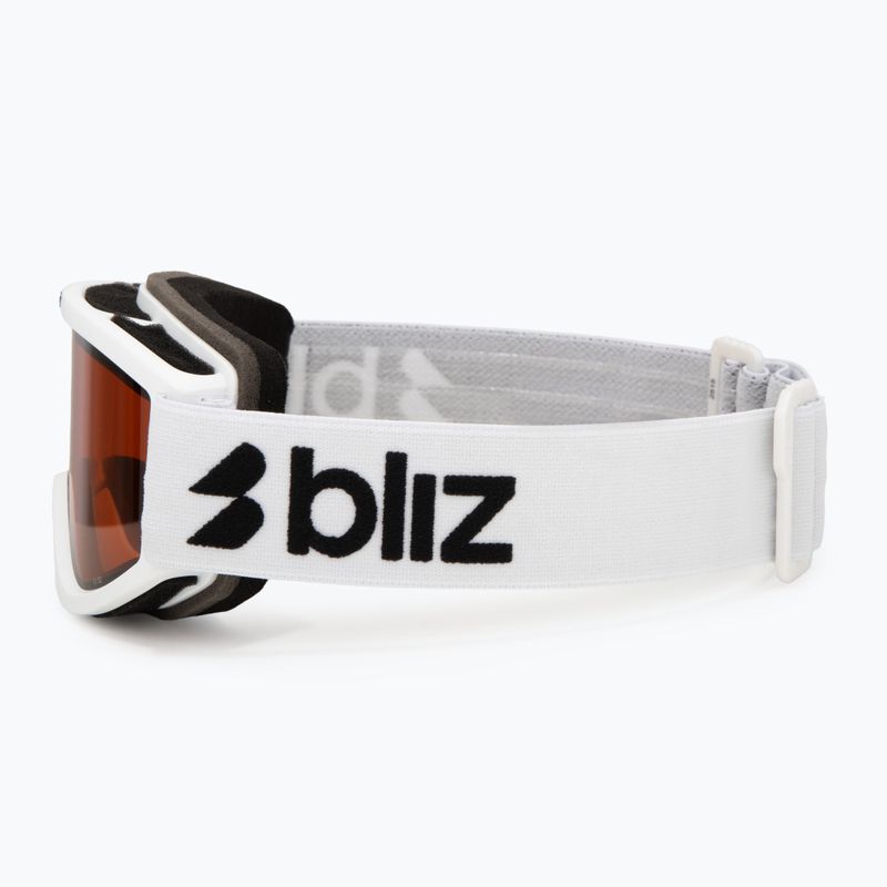 Dětské lyžařské brýle Bliz Pixie Jr matte white/orange 4