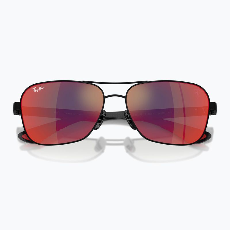 Sluneční brýle Ray-Ban Rb8336M Scuderia matt black/dark grey mirror blue/red 3