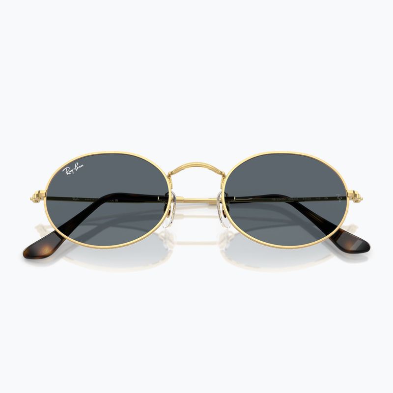 Sluneční brýle Ray-Ban Oval arista gold/blue 3