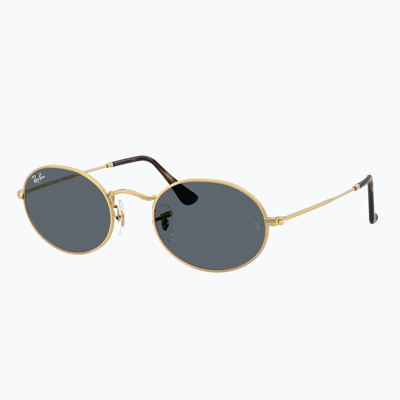 Sluneční brýle Ray-Ban Oval arista gold/blue 4
