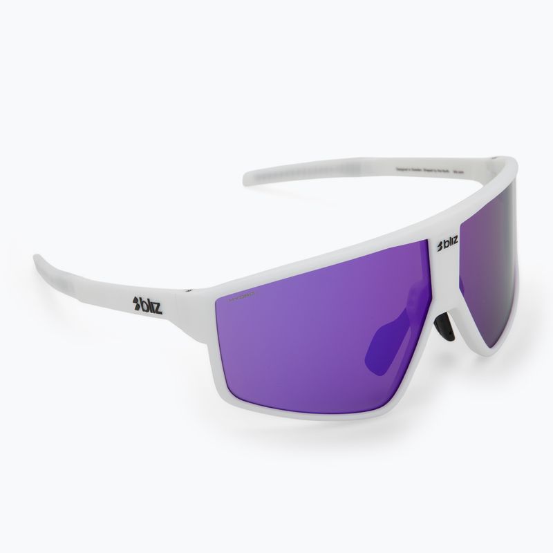 Sluneční brýle Bliz P002S matte white/brown purple multi