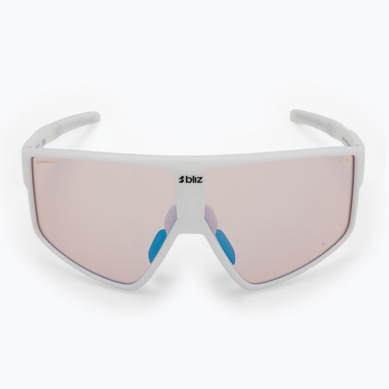 Sluneční brýle Bliz P002S Nano Optics Nordic Light matte white/coral/orange blue multi 3