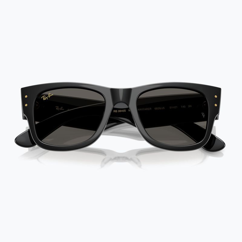 Sluneční brýle Ray-Ban Mega Wayfarer black/black 3