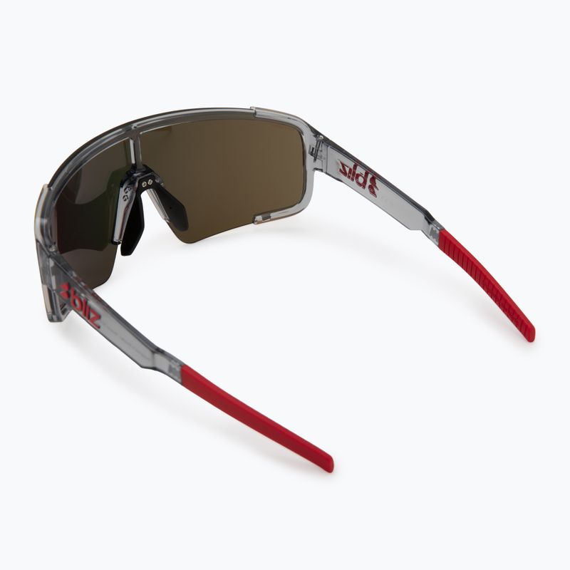 Sluneční brýle Bliz P003 transparent dark grey/brown red multi 2