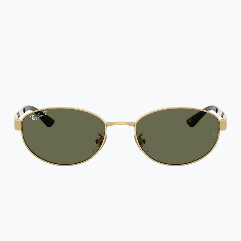 Sluneční brýle Ray-Ban RB3774D arista gold/dark green polarized 2