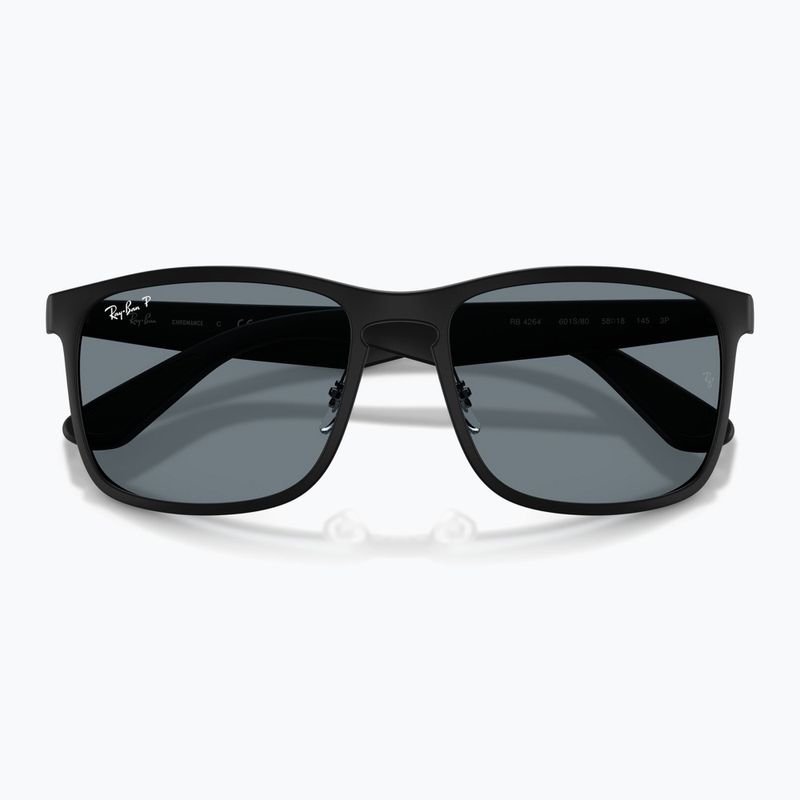 Sluneční brýle Ray-Ban Rb4264 Polarized+ Lenses matte matte black/blue polarized+ 4