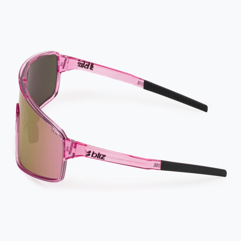 Sluneční brýle Bliz P001S transparent pink/brown rose multi 4