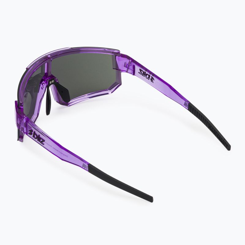 Sluneční brýle Bliz P005 transparent purple/smoke purple mirror 2