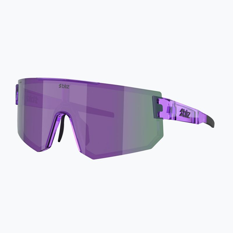 Sluneční brýle Bliz P005 transparent purple/smoke purple mirror