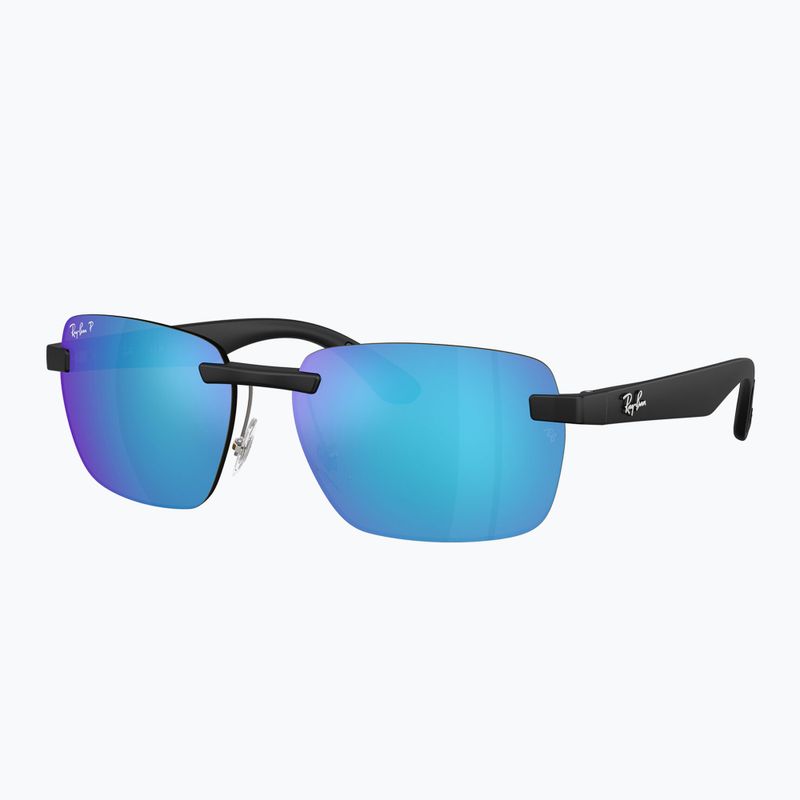 Sluneční brýle Ray-Ban RB4470 Polarized+ Lenses matte sand black/green chromance 4