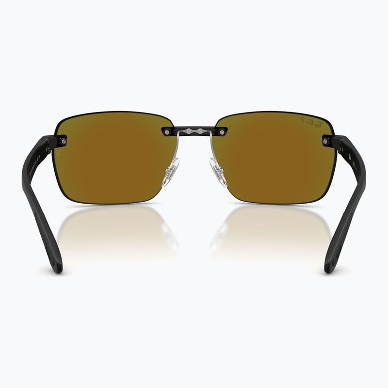Sluneční brýle Ray-Ban RB4470 Polarized+ Lenses matte sand black/green chromance 5