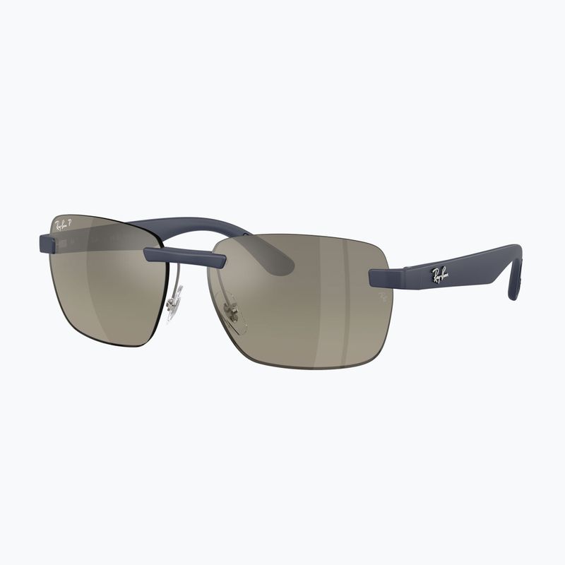 Sluneční brýle Ray-Ban RB4470 Polarized+ Lenses sand dark blue/grey gradient chromance 4