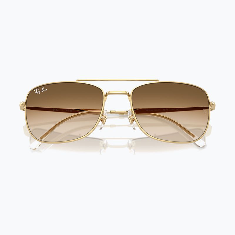 Sluneční brýle Ray-Ban Bain Bridge arista gold/brown gradient 3