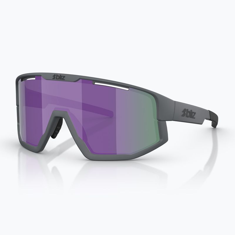 Sluneční brýle Bliz Fusion matte grey/smoke purple multi