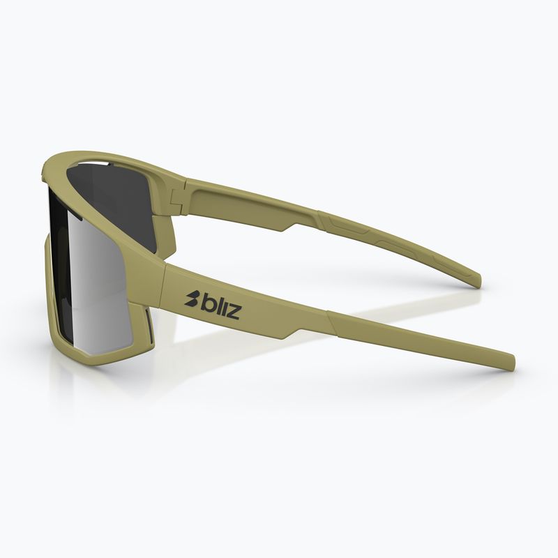 Sluneční brýle Bliz Fusion matte amber green/smoke silver mirror 5