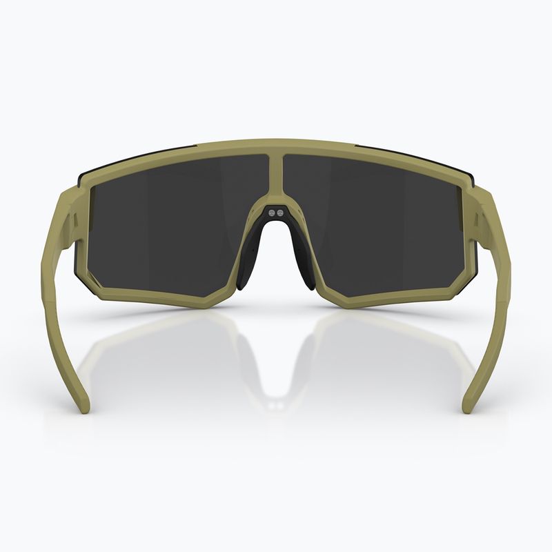 Sluneční brýle Bliz P005 matte amber green/smoke silver mirror 4